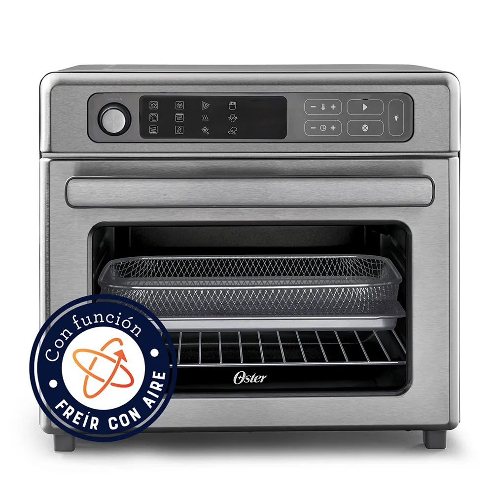 Oster® Horno con Freidora de Aire Digital, Capacidad de 22L, Revestimiento Antiadherente Interno, TSSTTVDAF1NS